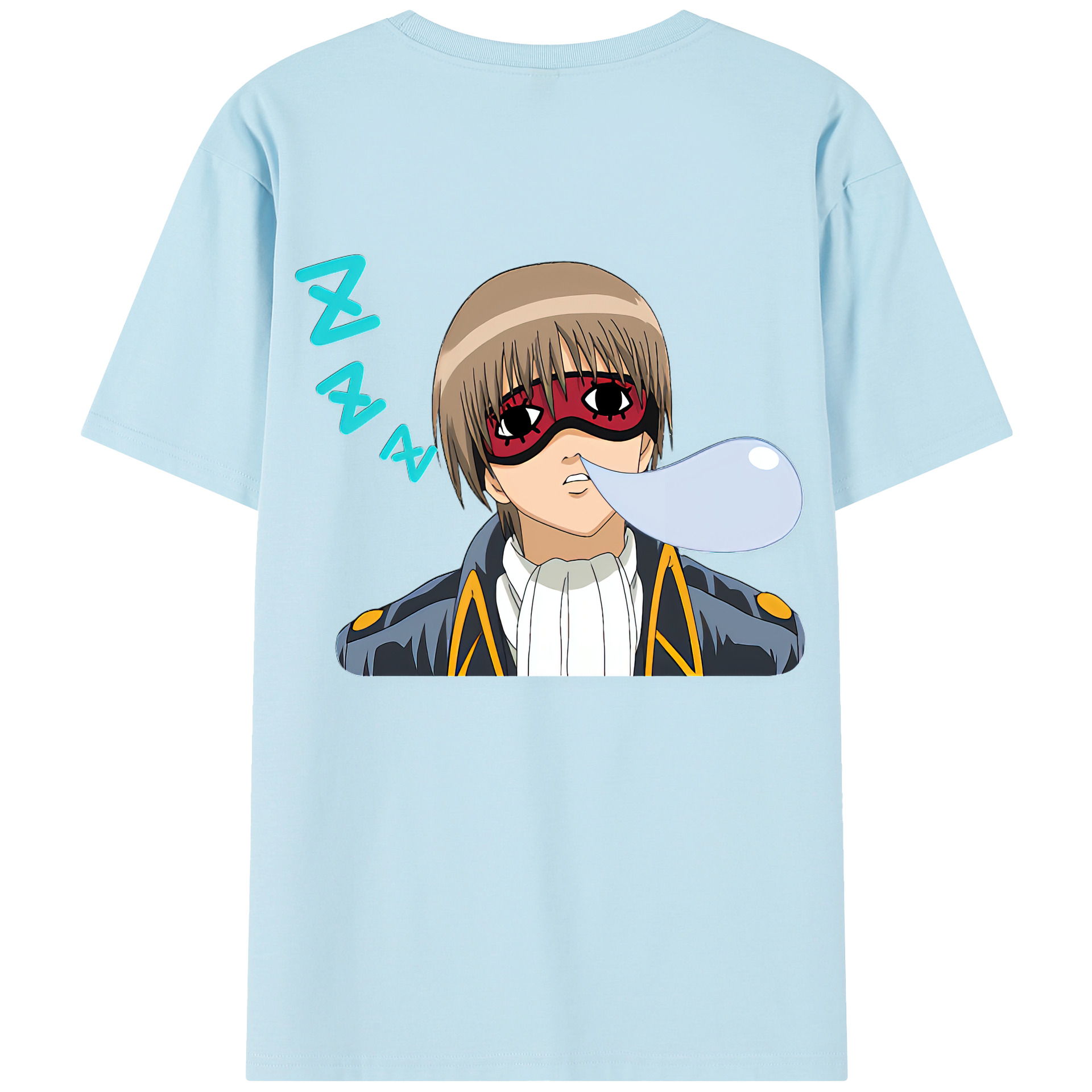 （画像用） ぎんたま 坂田銀時（さかたぎんとき） 神楽 志村新八（しむら しんぱち） GINTAMA Sakata Gintoki Kagura Shimura Shinpachi 綿100％半袖Tシャツ（背面プリント）